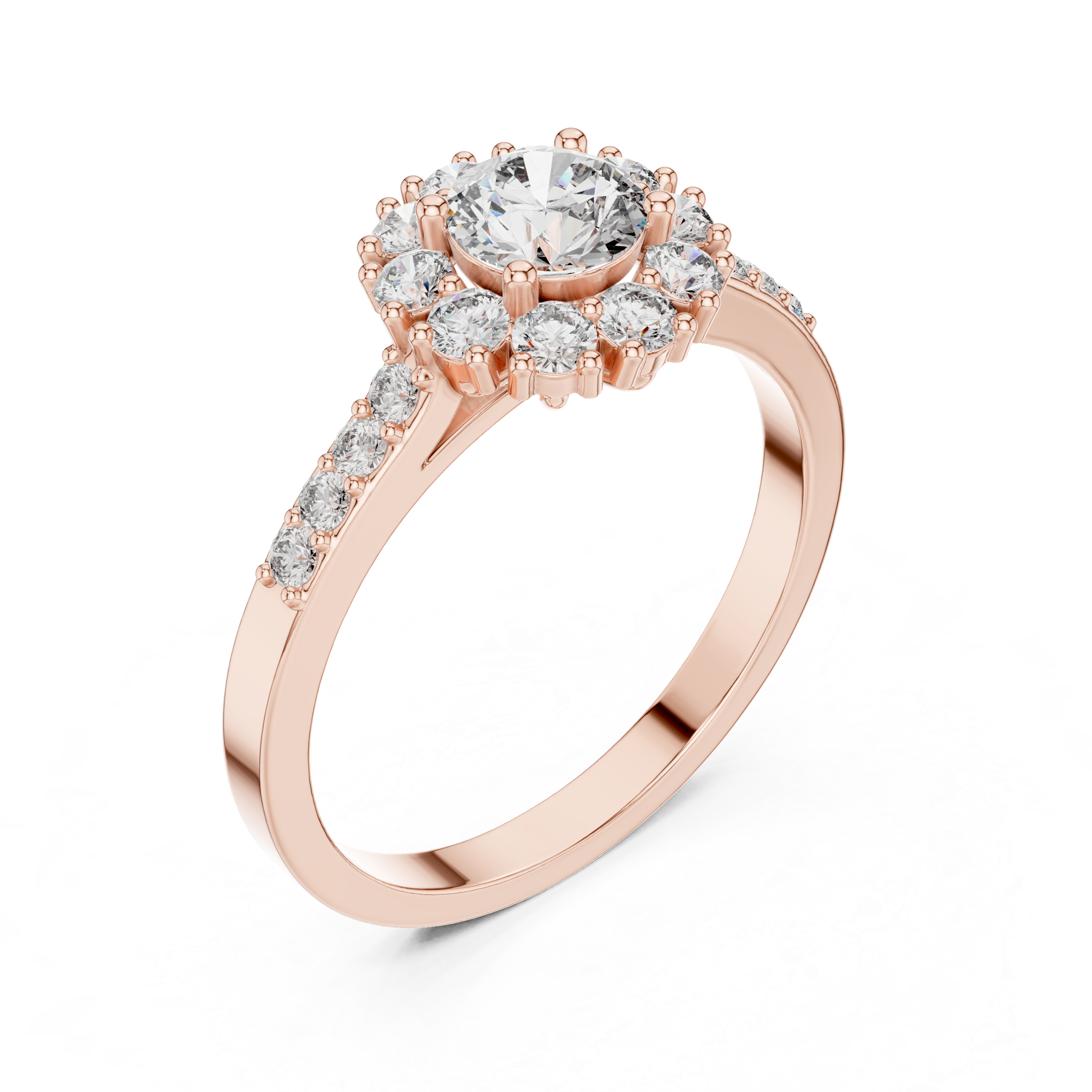 Timeless 0.5 ct Round Diamond Lab Grown Diamond Ring