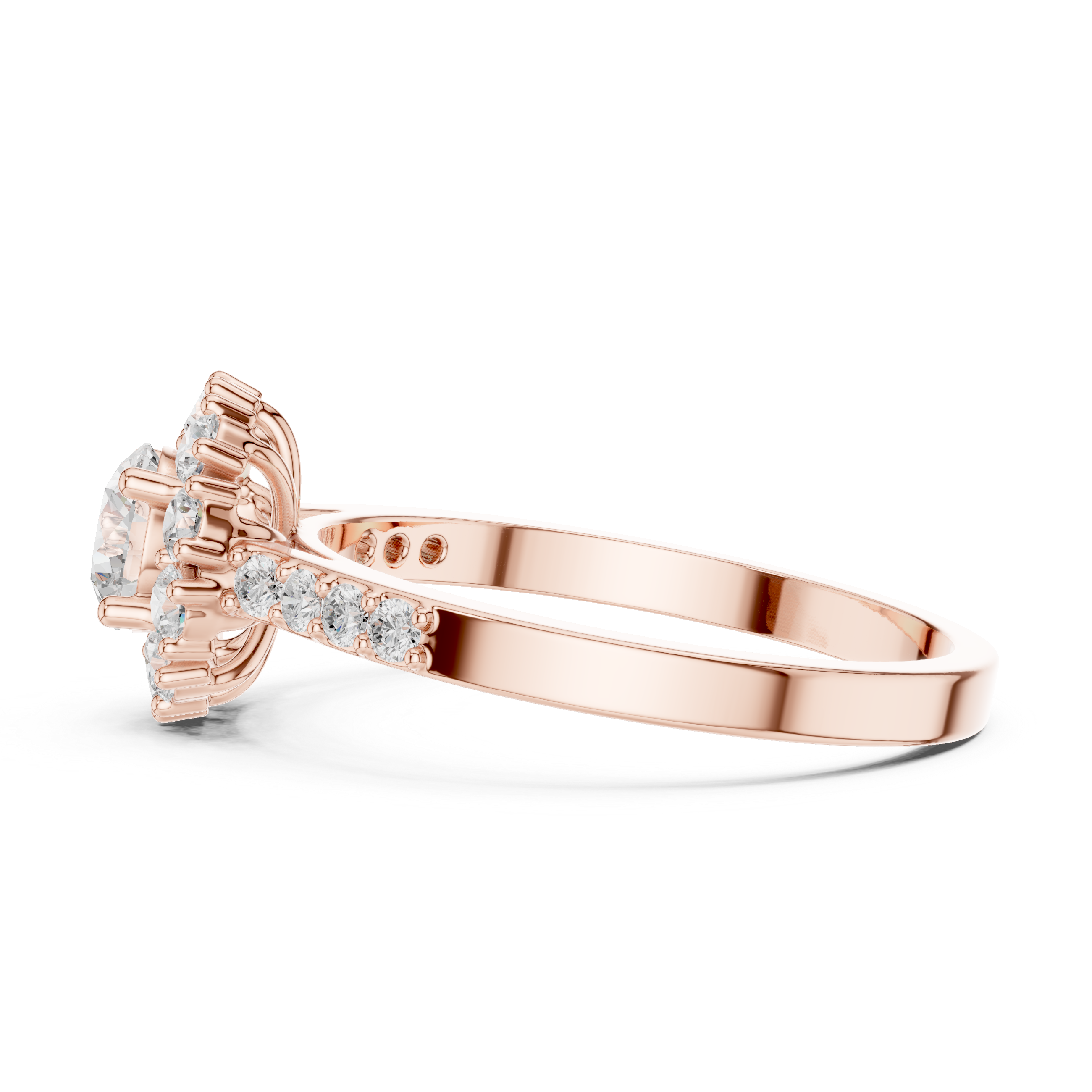 Timeless 0.5 ct Round Diamond Lab Grown Diamond Ring