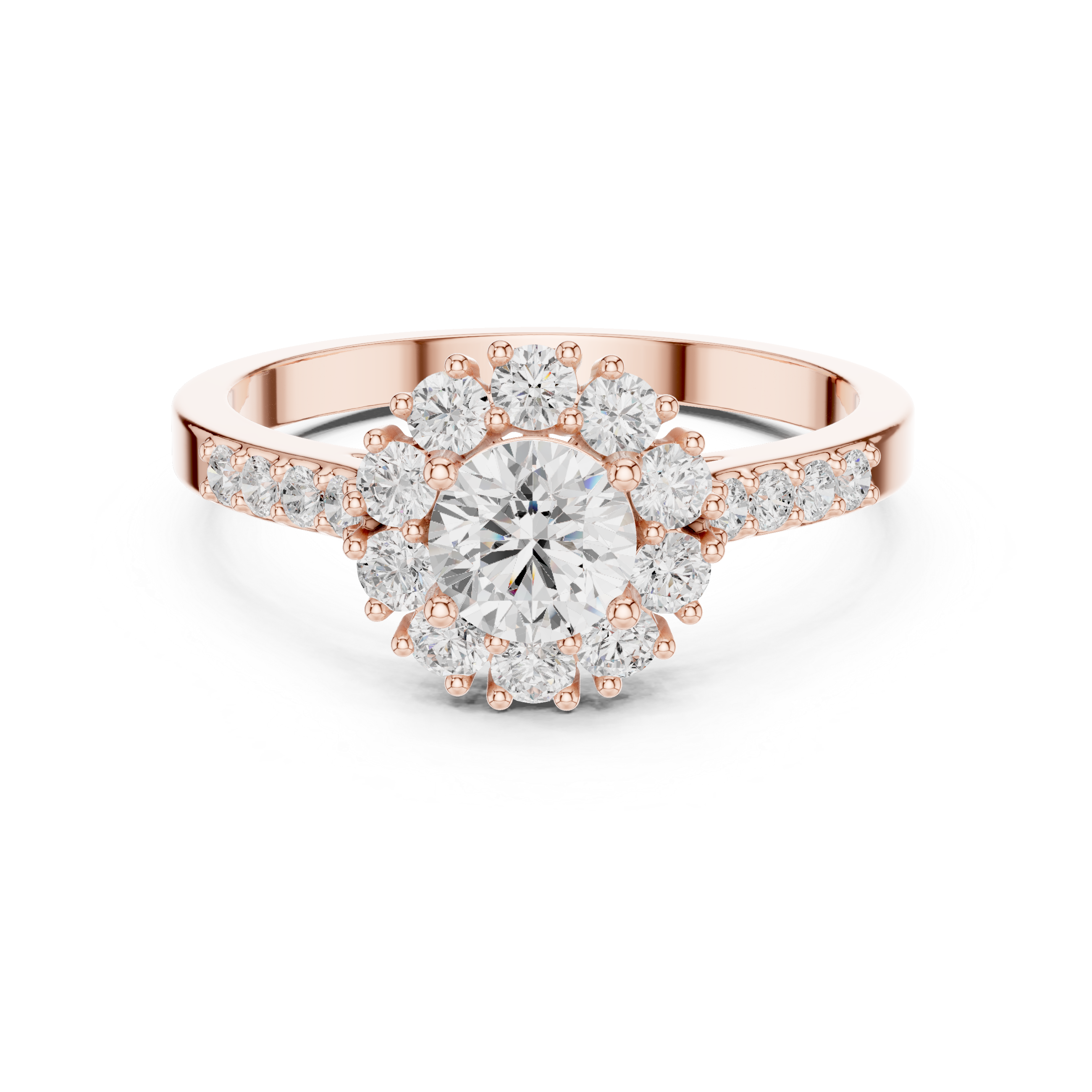 Timeless 0.5 ct Round Diamond Lab Grown Diamond Ring