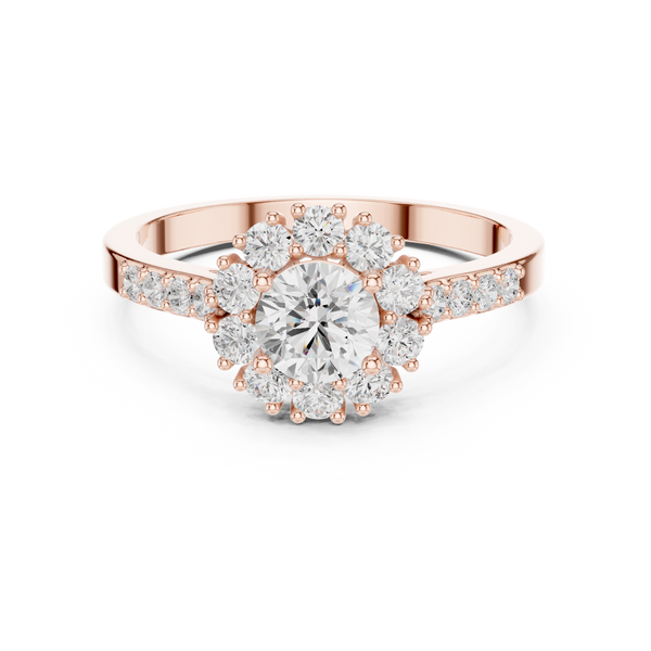 Timeless 0.5 ct Round Diamond Lab Grown Diamond Ring