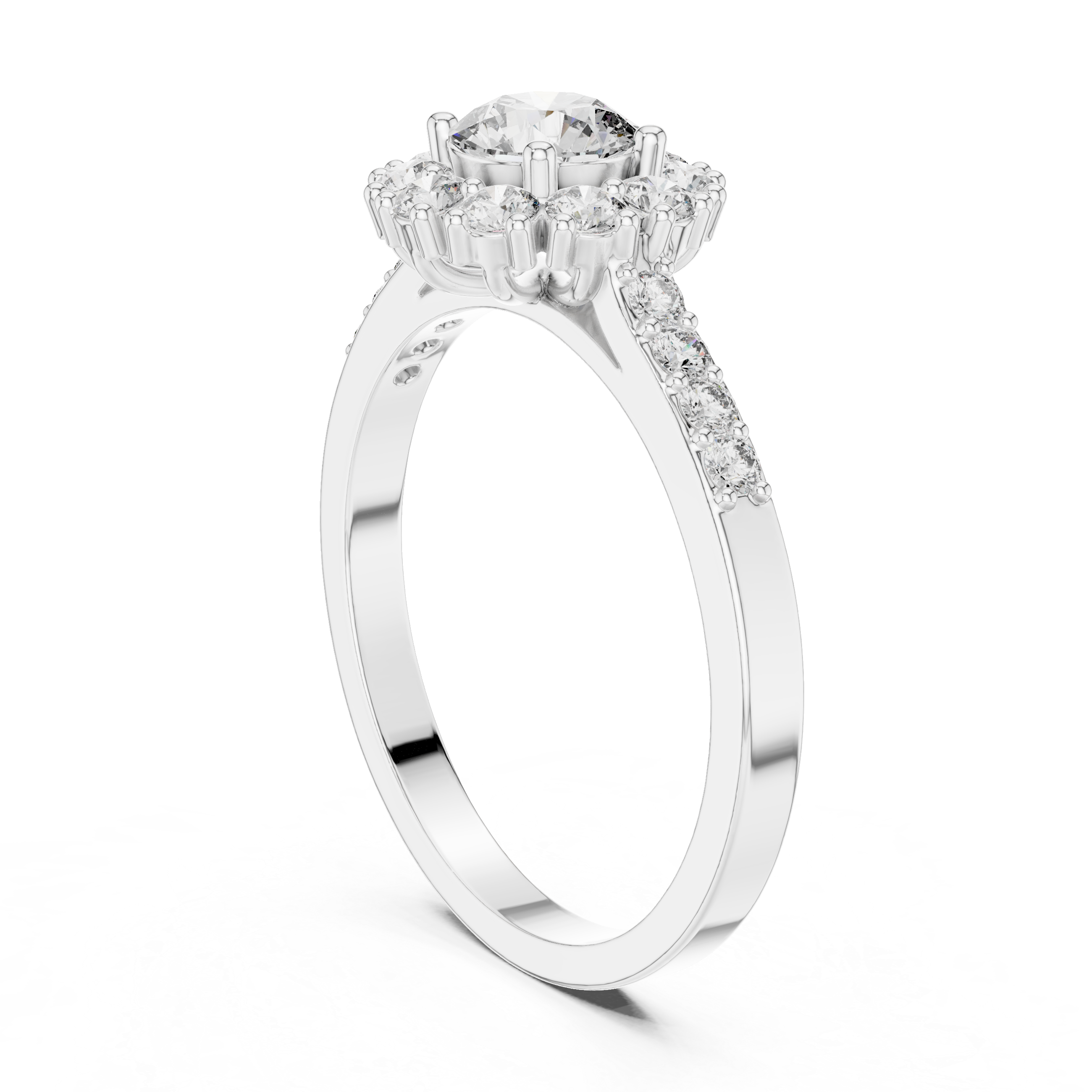 Timeless 0.5 ct Round Diamond Lab Grown Diamond Ring