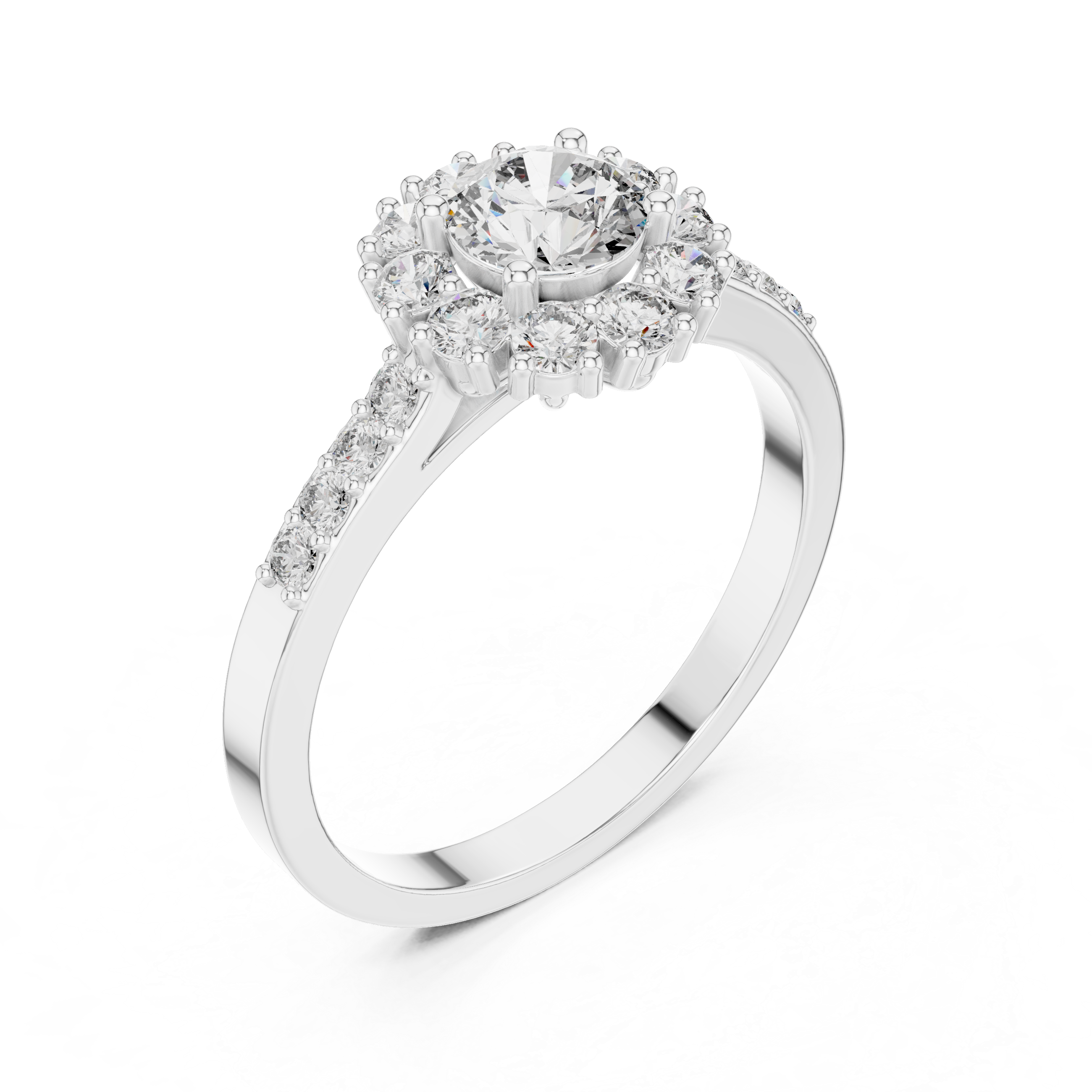 Timeless 0.5 ct Round Diamond Lab Grown Diamond Ring