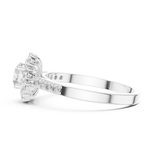 Timeless 0.5 ct Round Diamond Lab Grown Diamond Ring