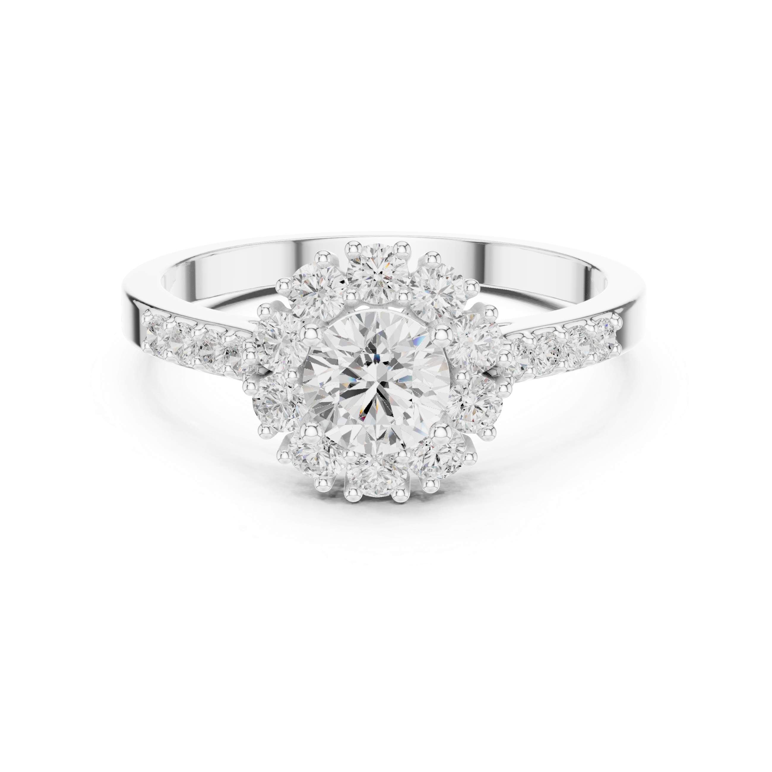 Timeless 0.5 ct Round Diamond Lab Grown Diamond Ring