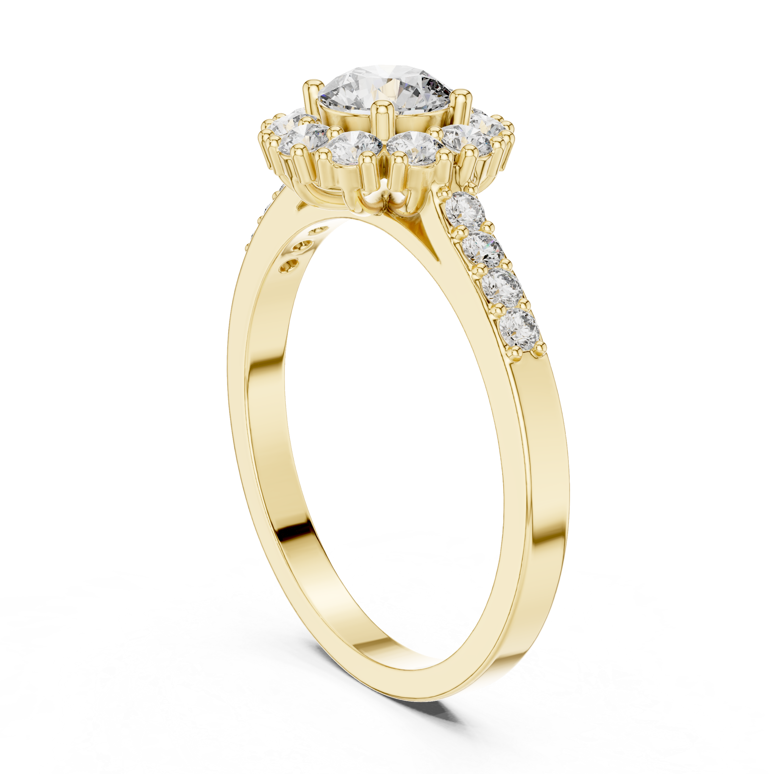 Timeless 0.5 ct Round Diamond Lab Grown Diamond Ring