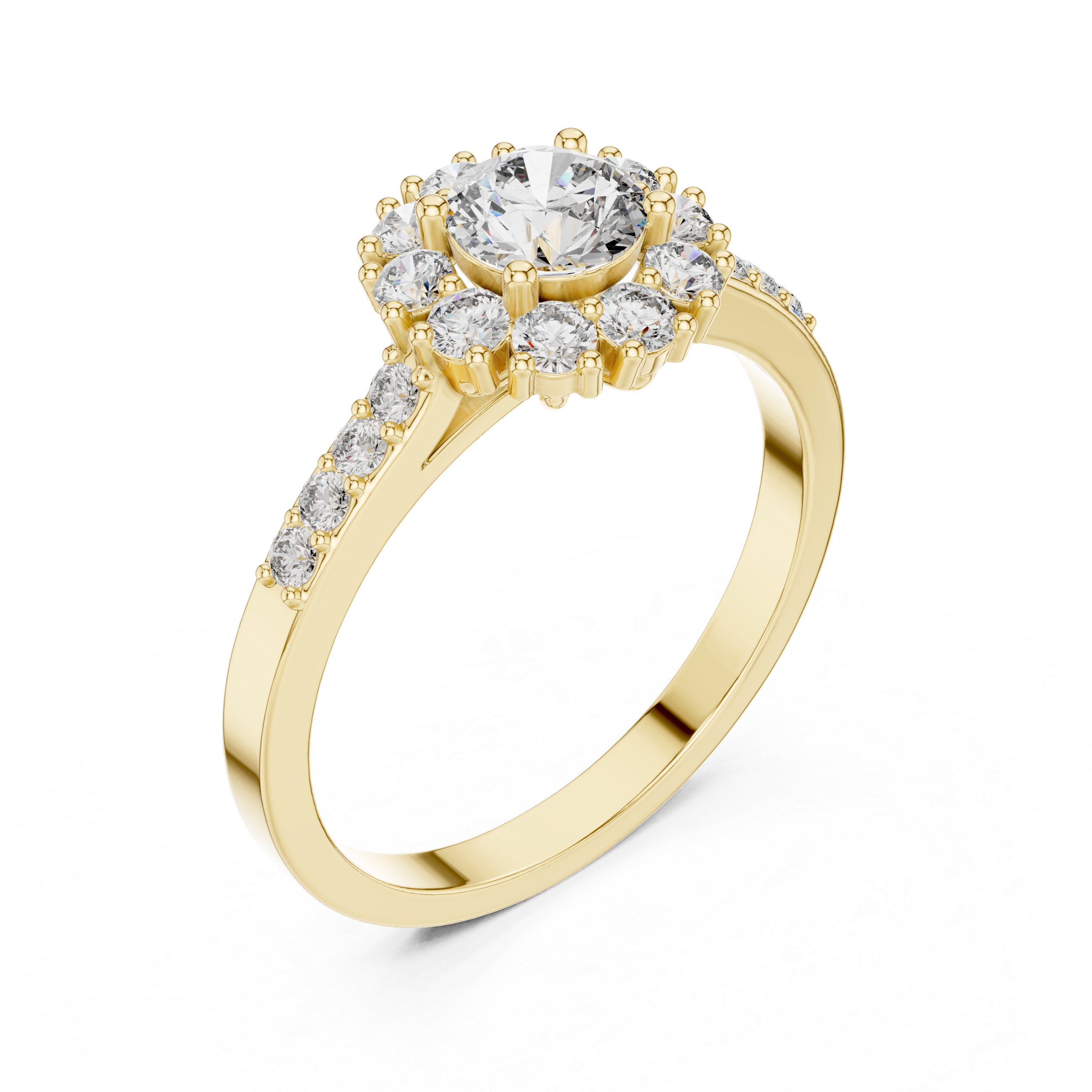 Timeless 0.5 ct Round Diamond Lab Grown Diamond Ring