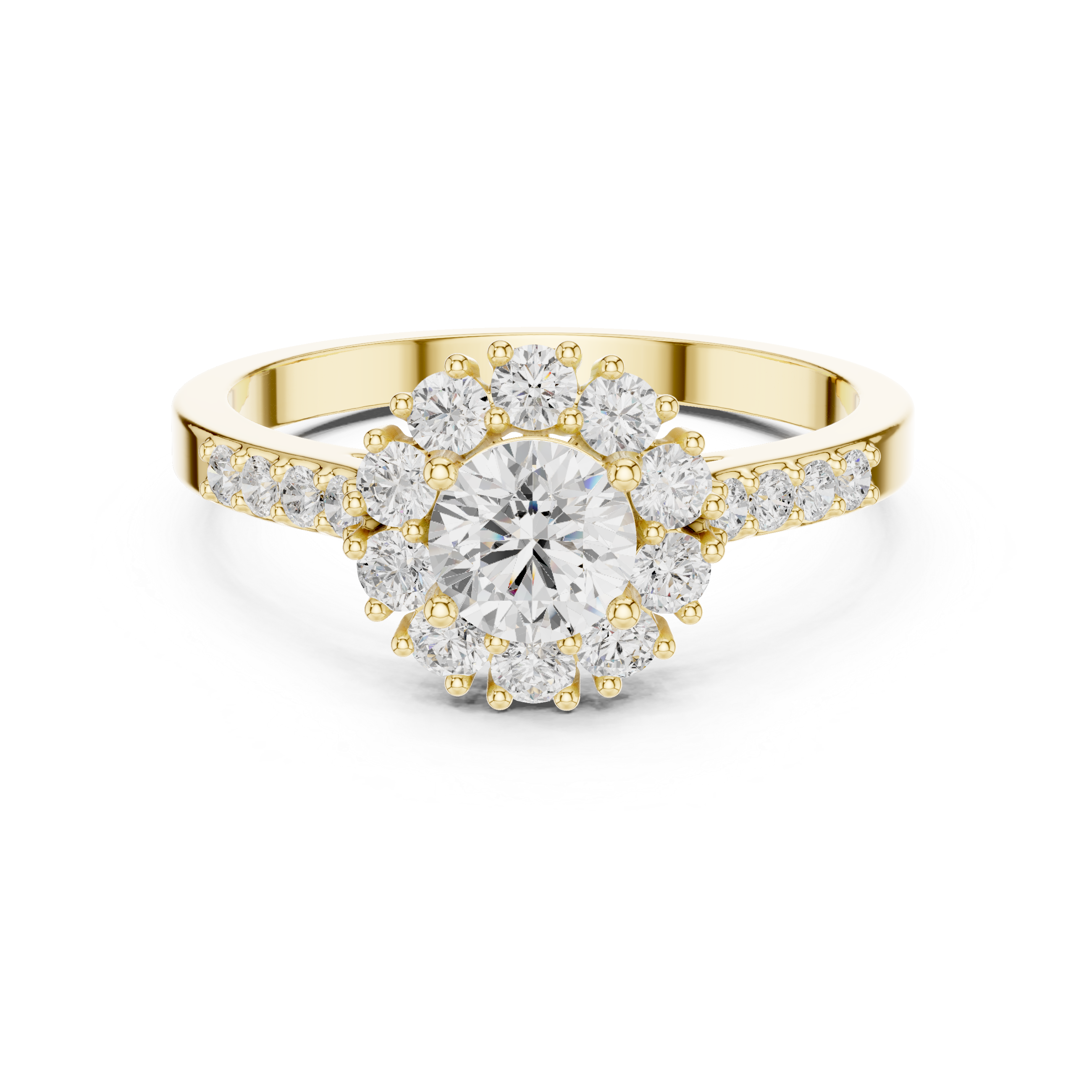 Timeless 0.5 ct Round Diamond Lab Grown Diamond Ring
