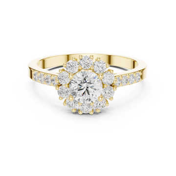 Timeless 0.5 ct Round Diamond Lab Grown Diamond Ring