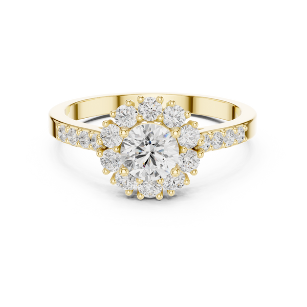 Timeless 0.5 ct Round Diamond Lab Grown Diamond Ring