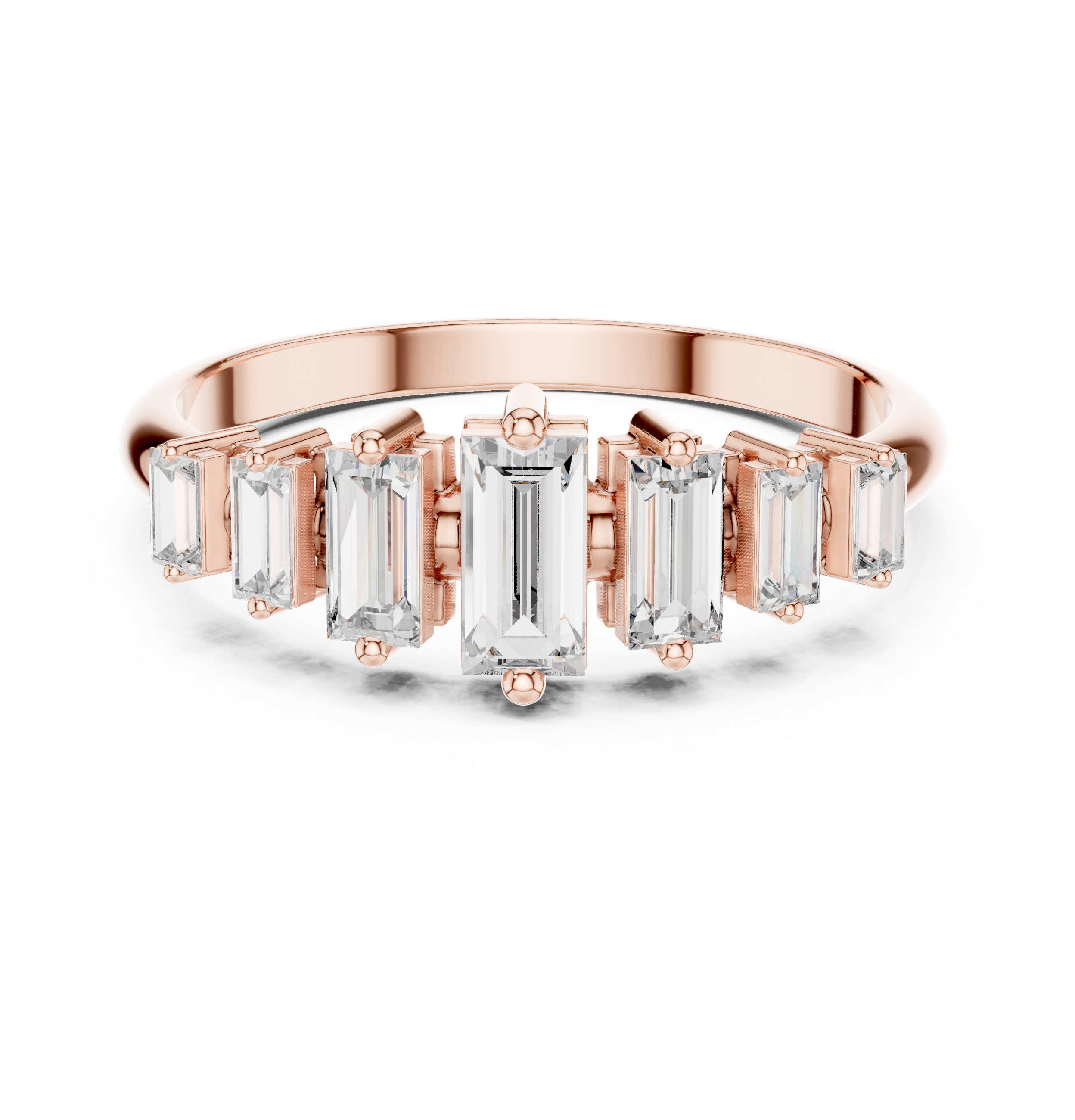 Sleek Baguette Diamond Band