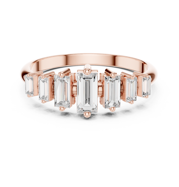 Sleek Baguette Diamond Band