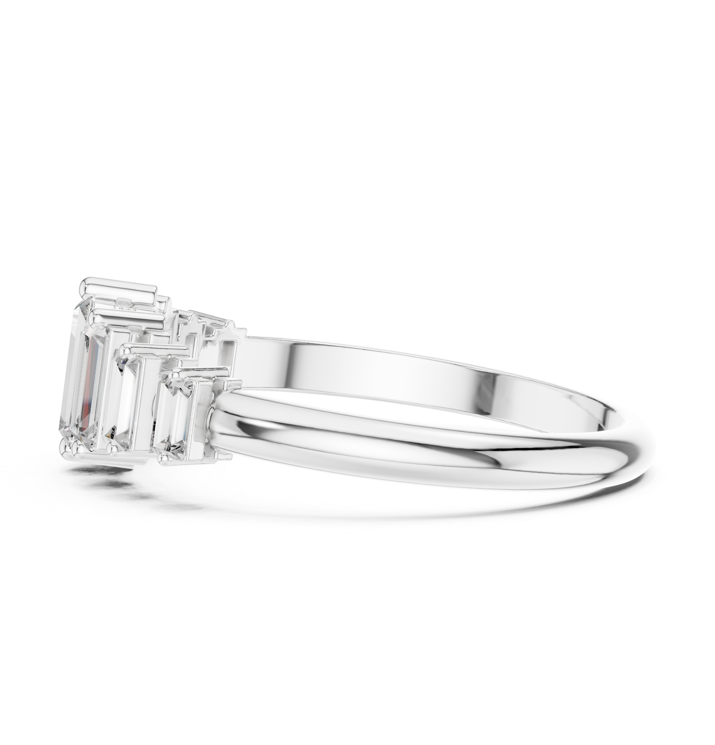 Sleek Baguette Diamond Band