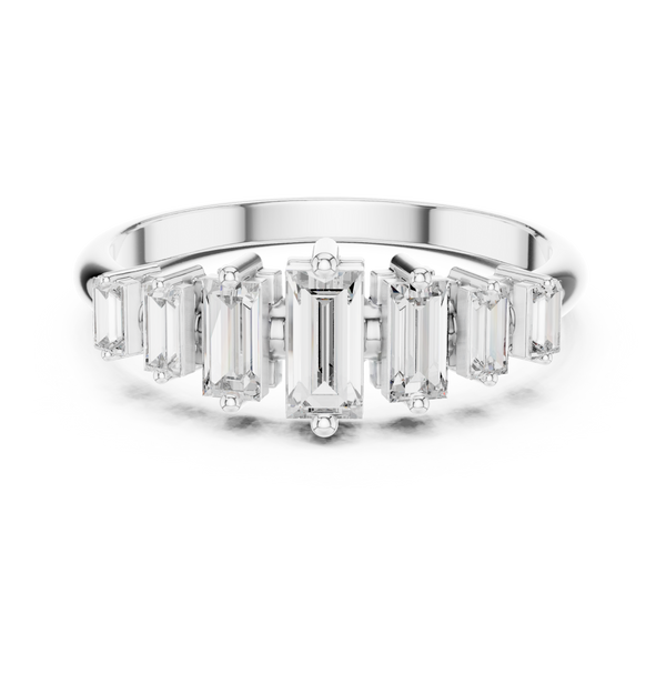 Sleek Baguette Diamond Band