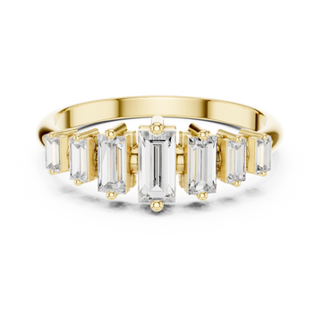 Sleek Baguette Diamond Band