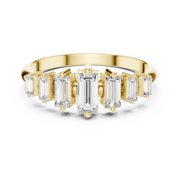 Sleek Baguette Diamond Band