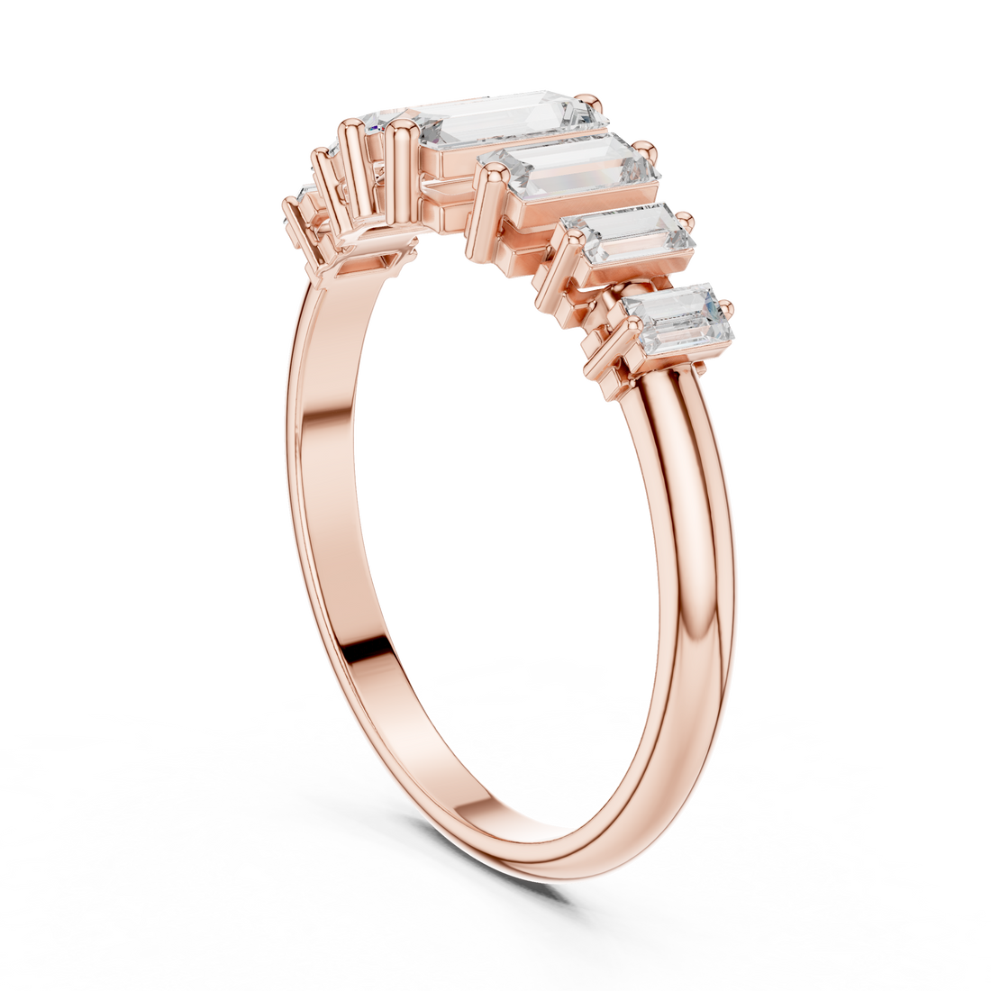 Sleek Baguette Diamond Band