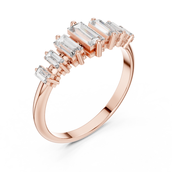 Sleek Baguette Diamond Band