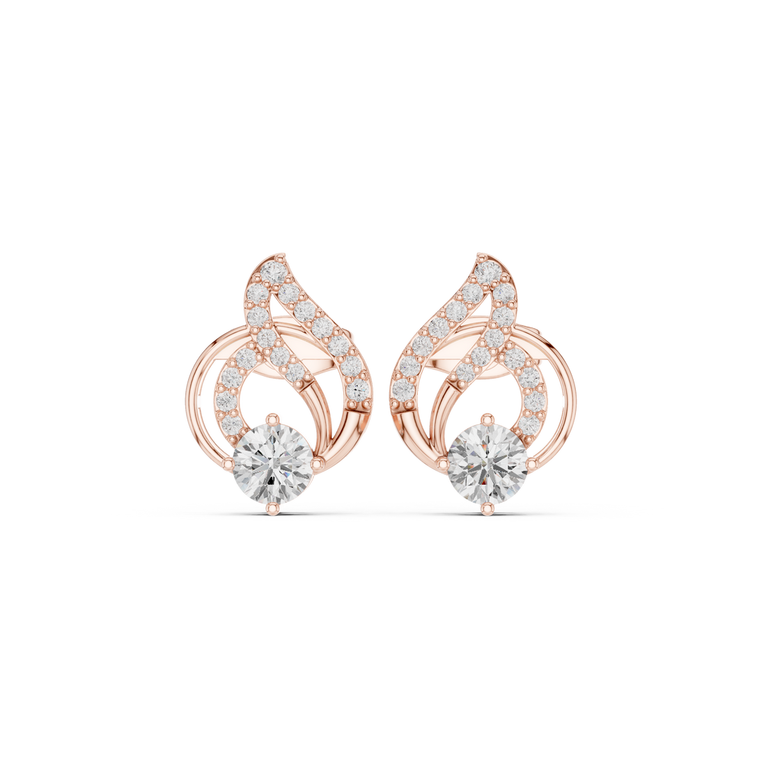 Opulent Princess 1.78ct Lab Grown Diamond Earring