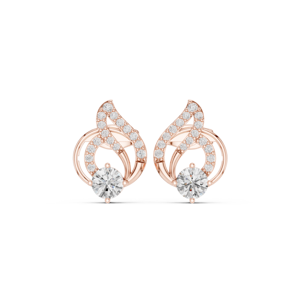 Opulent Princess 1.78ct Lab Grown Diamond Earring