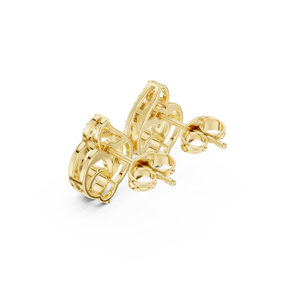 Opulent Princess 1.78ct Lab Grown Diamond Earring