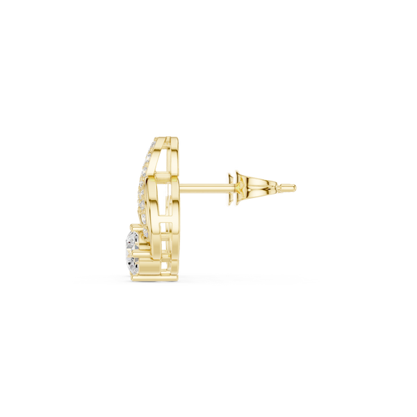 Opulent Princess 1.78ct Lab Grown Diamond Earring