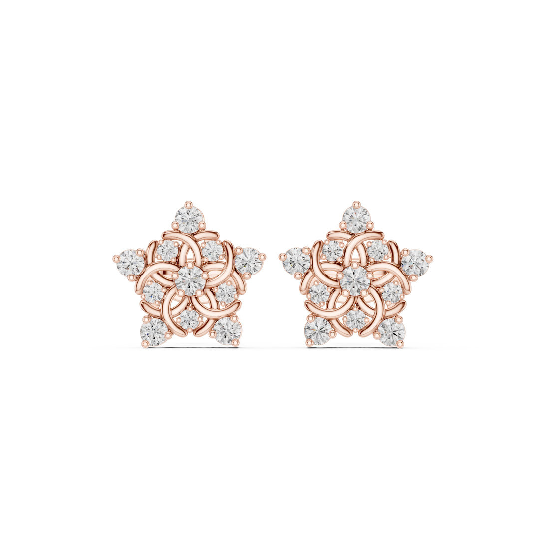 Flawless 0.42ct Lab Grown Diamond Earring