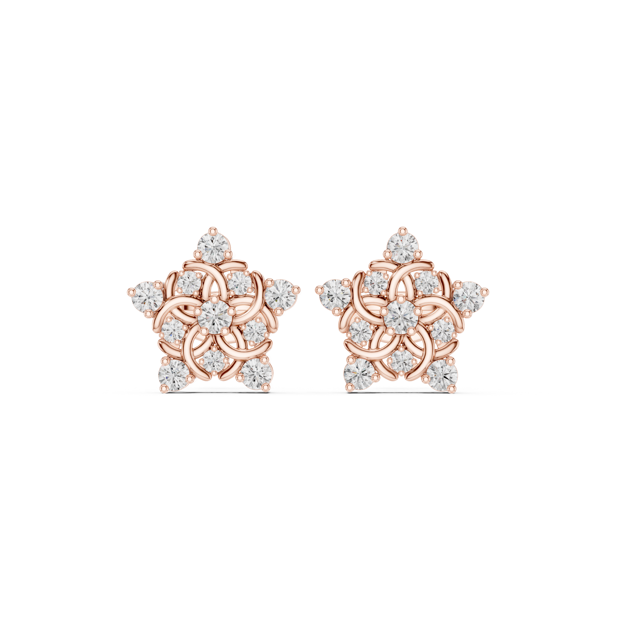 Flawless 0.42ct Lab Grown Diamond Earring