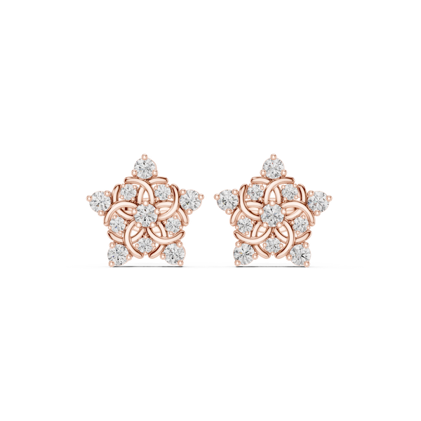 Flawless 0.42ct Lab Grown Diamond Earring