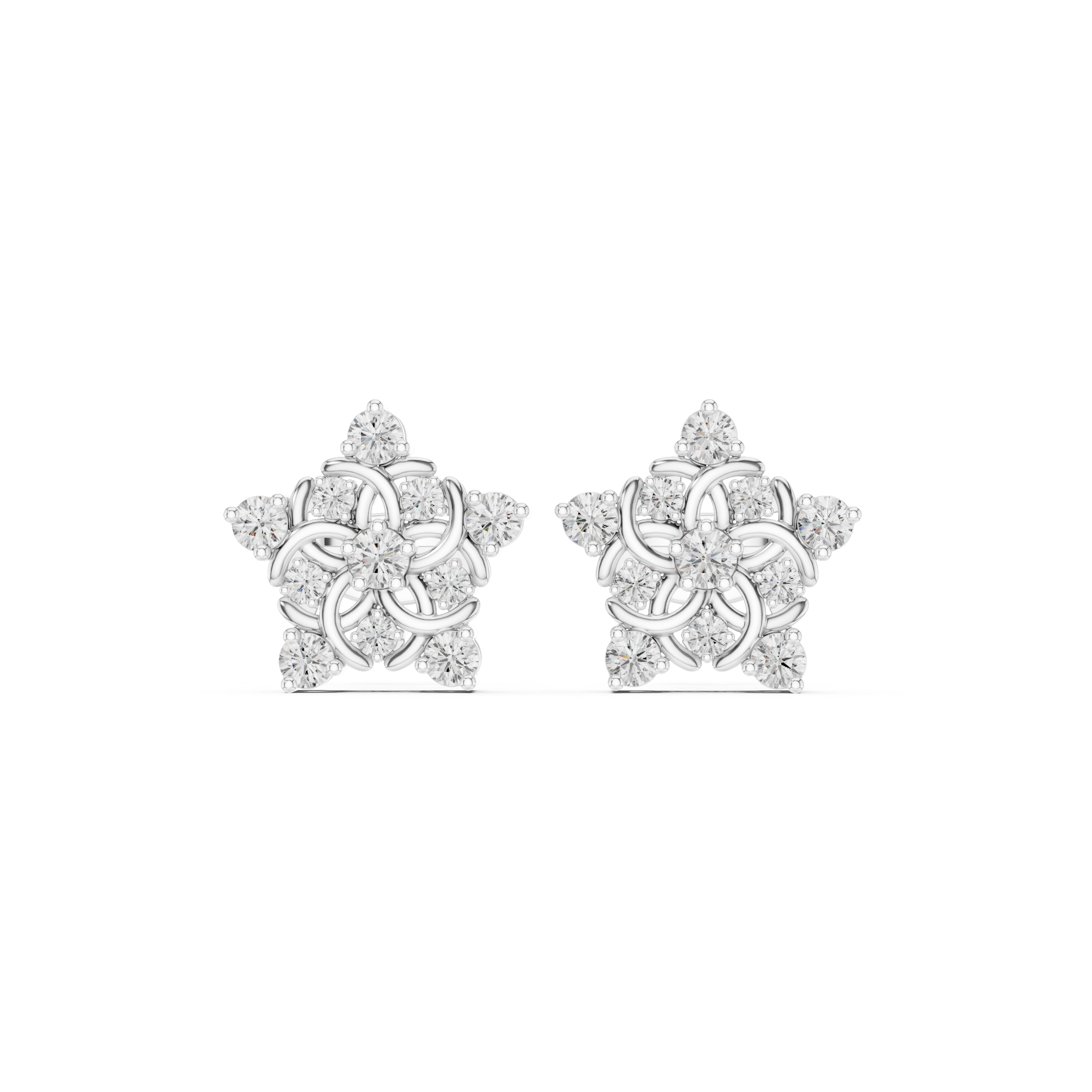 Flawless 0.42ct Lab Grown Diamond Earring