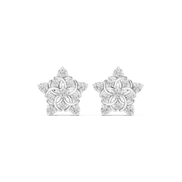 Flawless 0.42ct Lab Grown Diamond Earring