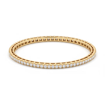 Full Eternity Classic Tennis Round Diamond Bangle