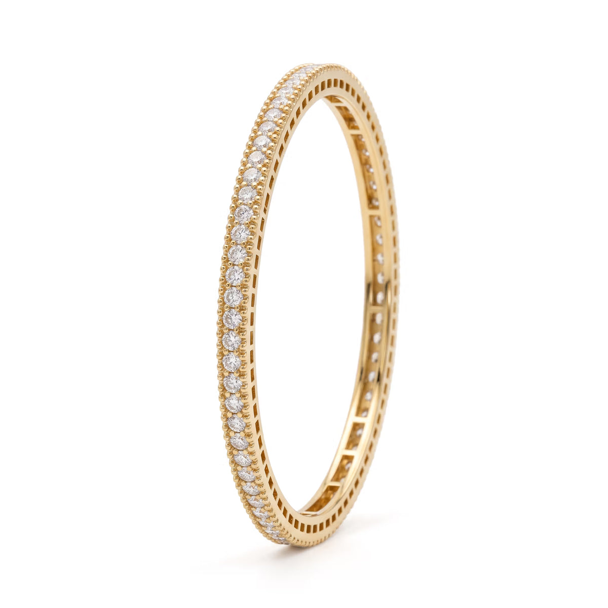 Full Eternity Classic Tennis Round Diamond Bangle