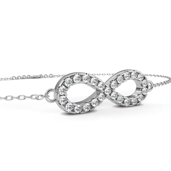 Celestial Infinity Diamond Bracelet