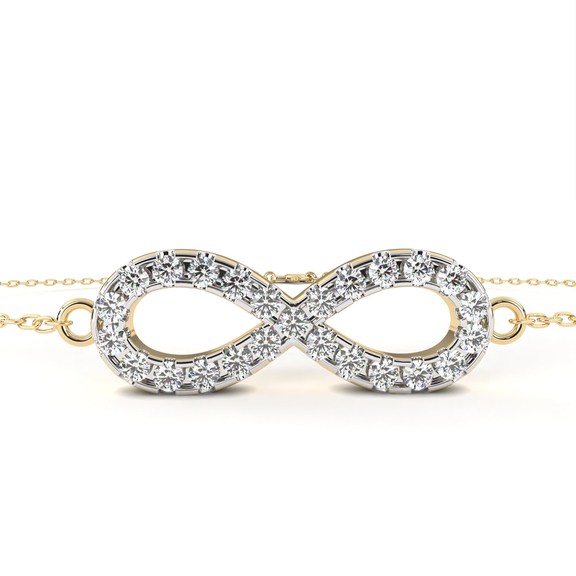Celestial Infinity Diamond Bracelet