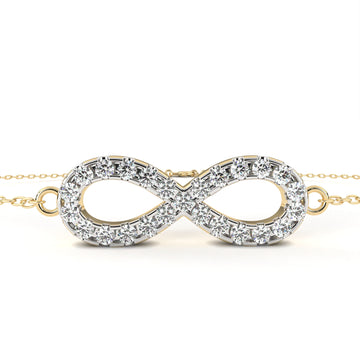 Celestial Infinity Diamond Bracelet