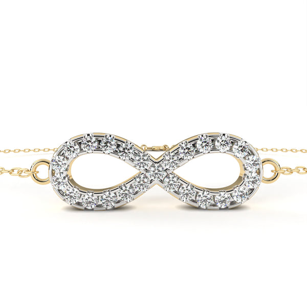 Celestial Infinity Diamond Bracelet