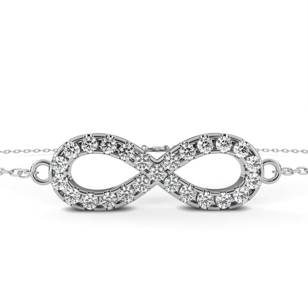 Celestial Infinity Diamond Bracelet