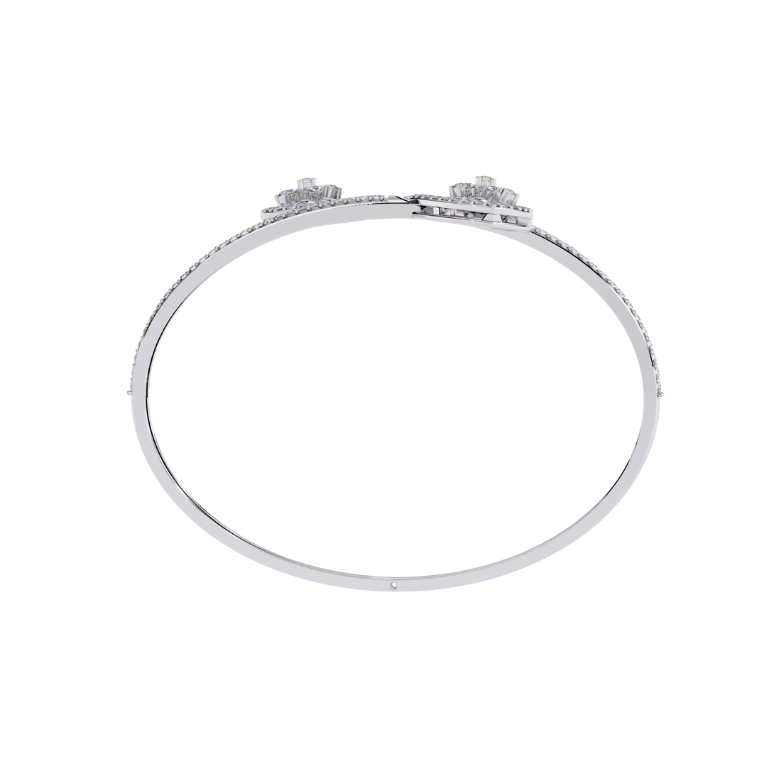 Sparkling Floral Diamond Bracelet