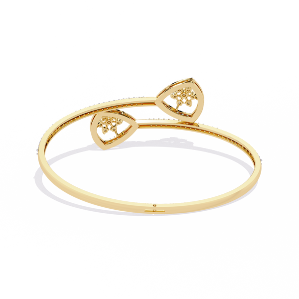 Sparkling Floral Diamond Bracelet