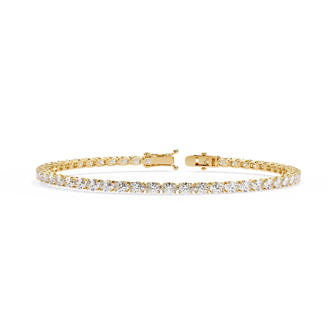 Theodora Round Cut Diamond Tennis Bracelet