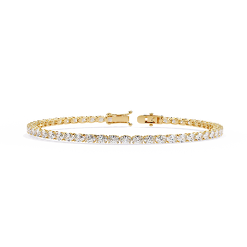The Oval Solitaire Tennis Bracelet