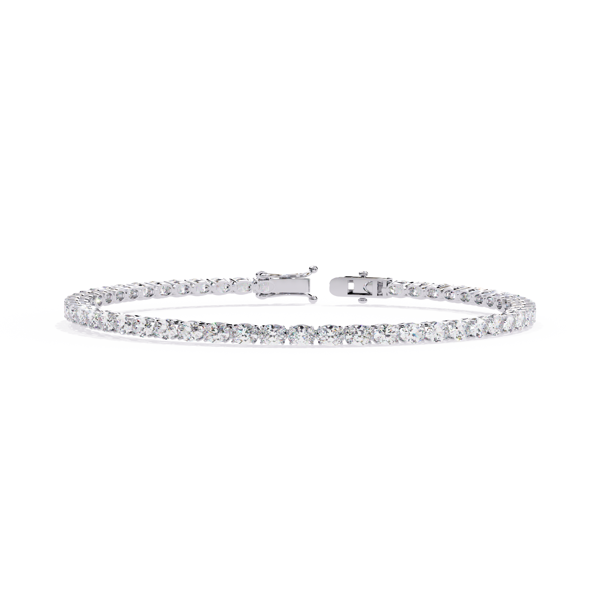 Theodora Round Cut Diamond Tennis Bracelet