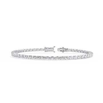 Theodora Round Cut Diamond Tennis Bracelet