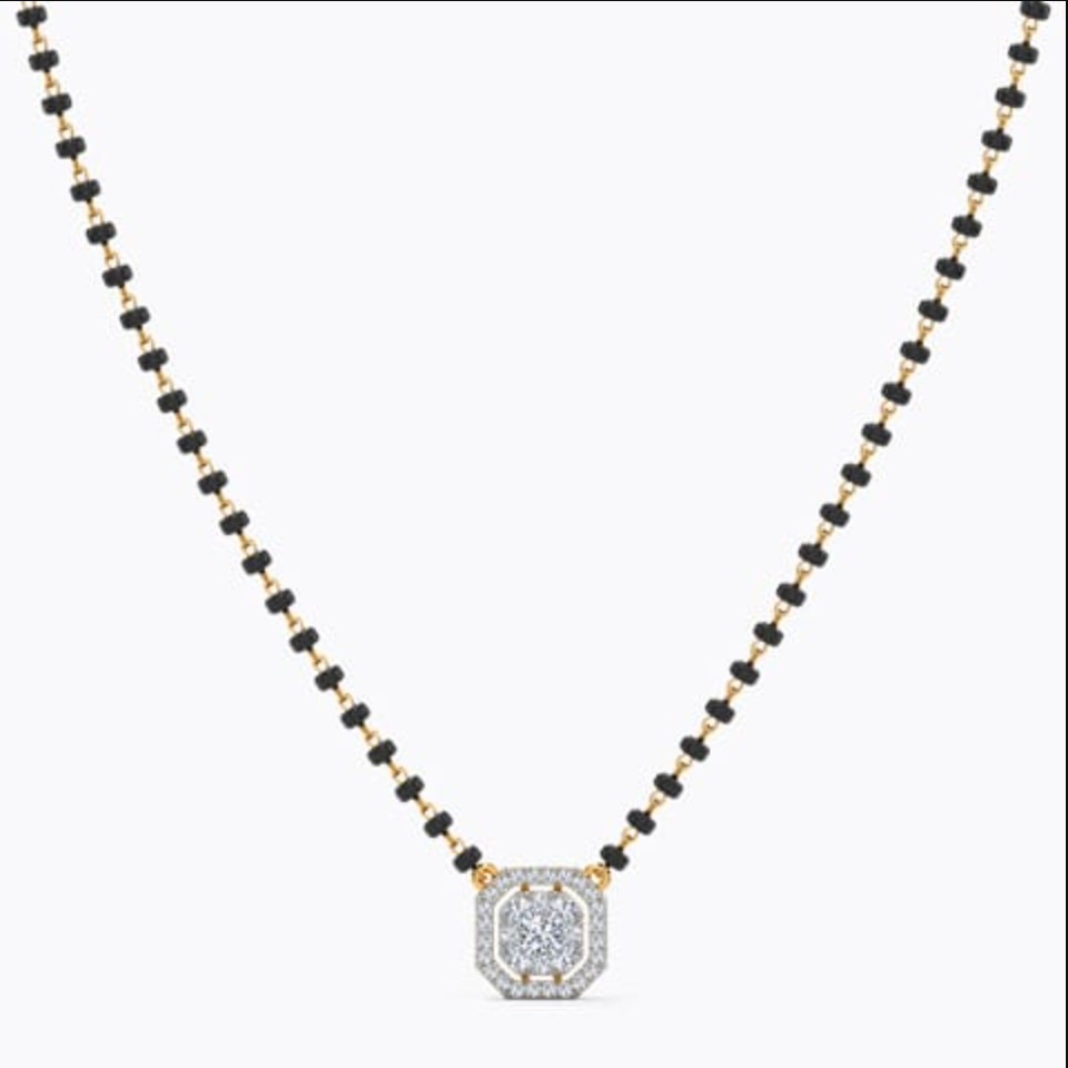 Classic Solitaire All round BB mangalsutra