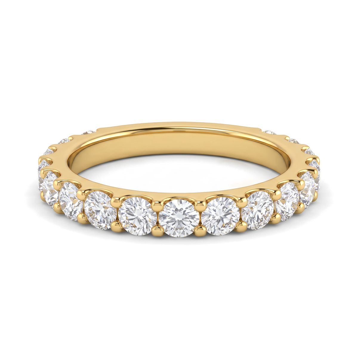 Classic Eternity Shared Prong Round Diamond Band