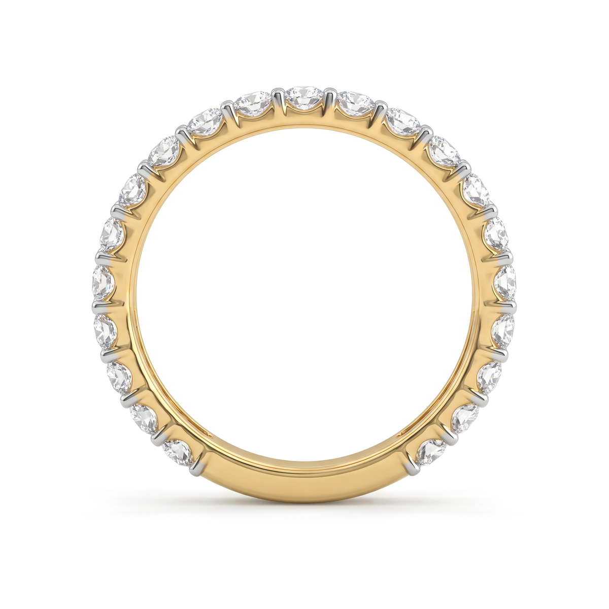 Classic Eternity Shared Prong Round Diamond Band