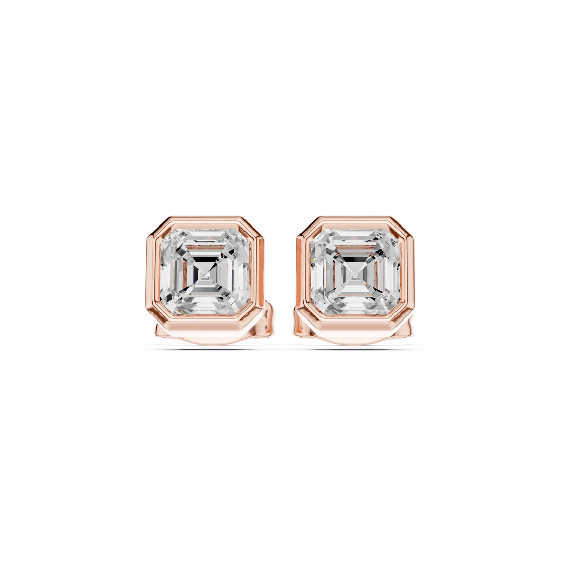 Captivating Asscher Solitaire Lab Grown Diamond Ring