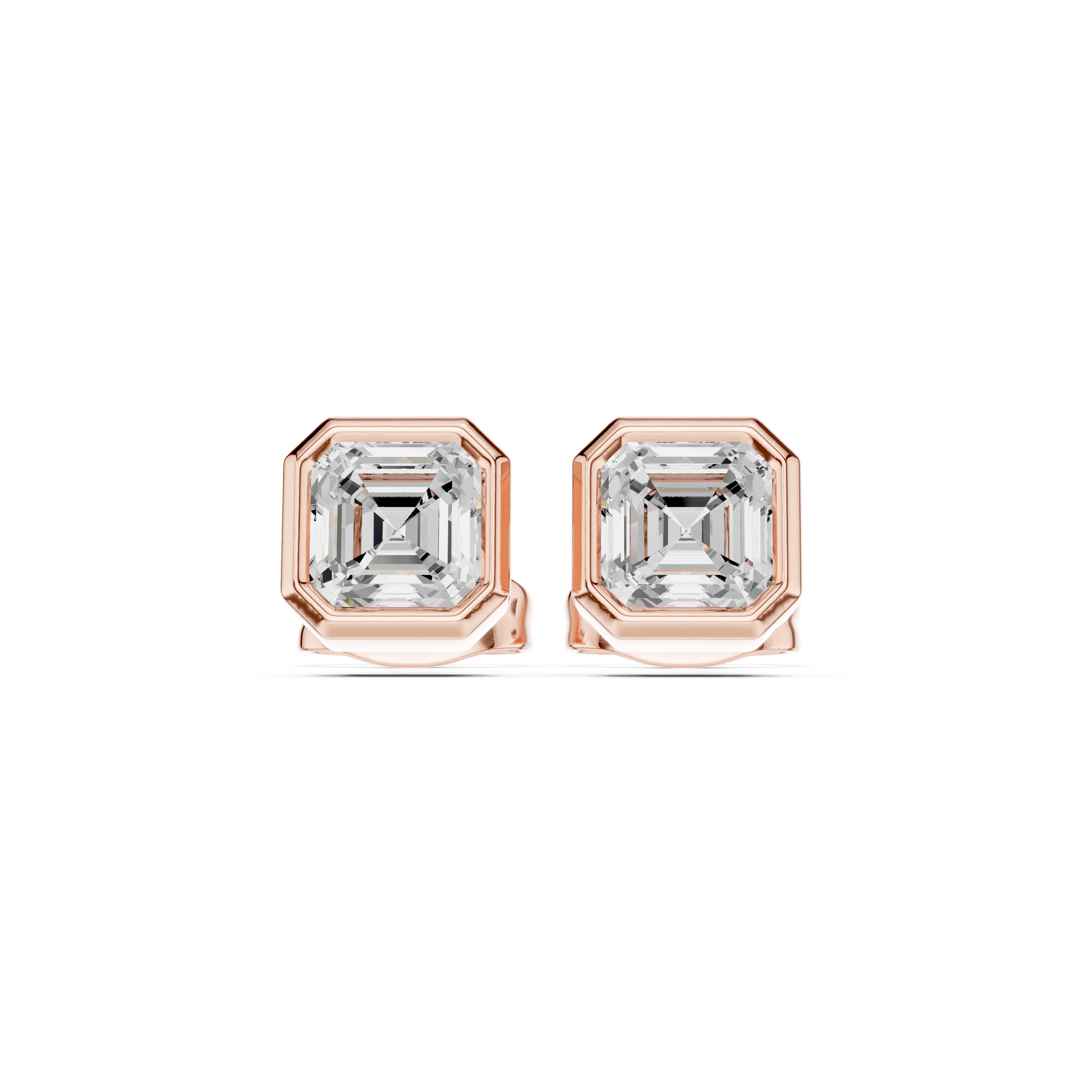 Captivating Asscher Solitaire Lab Grown Diamond Ring