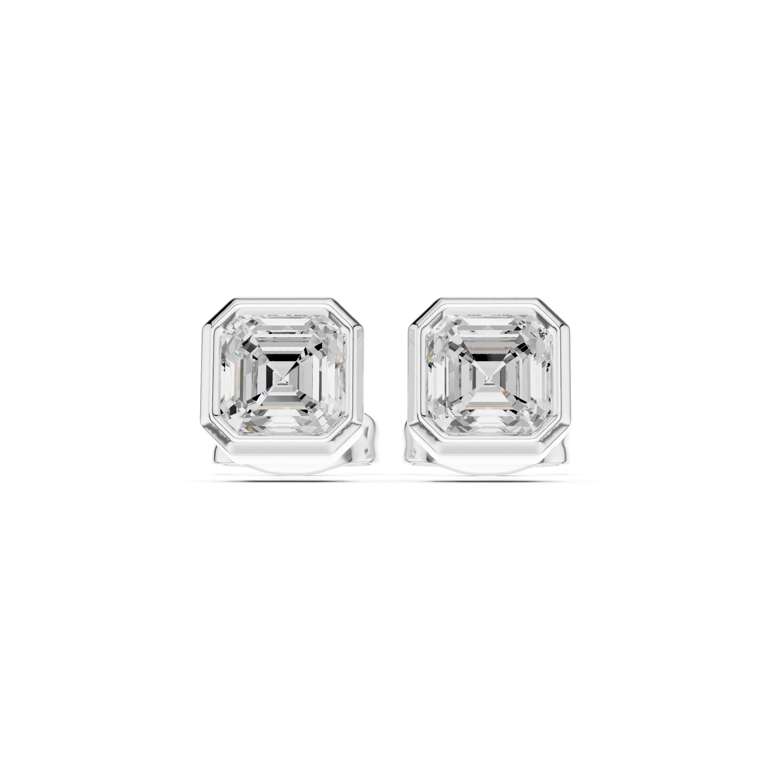 Captivating Asscher Solitaire Lab Grown Diamond Ring