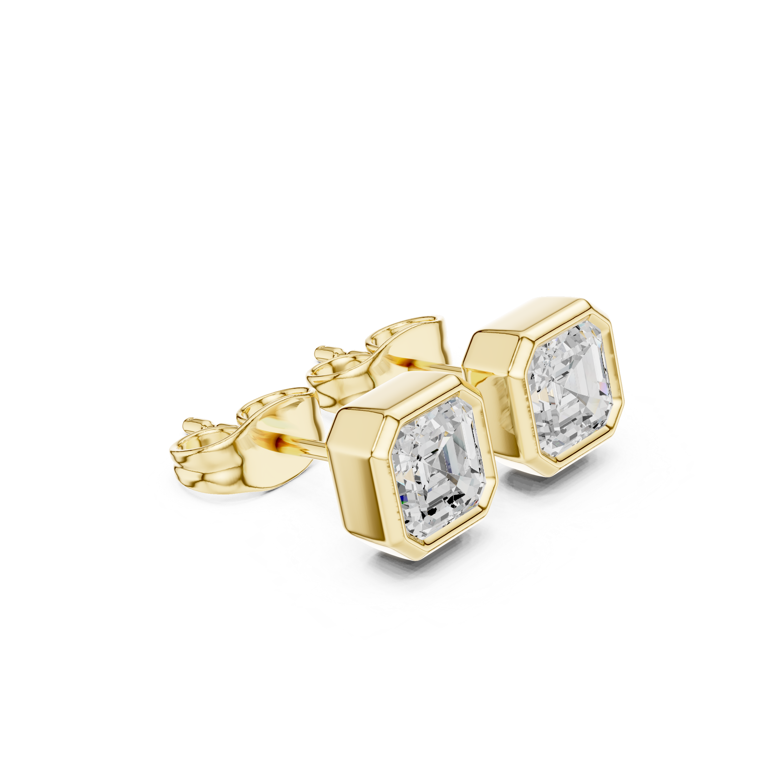 Captivating Asscher Solitaire Lab Grown Diamond Ring